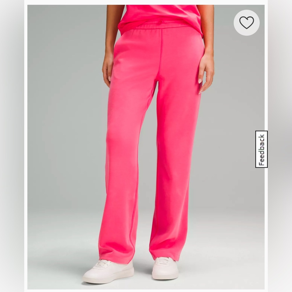 lululemon athletica Straight Leg Pants in Hot Pink